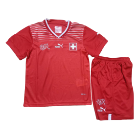 Schweiz 2023/2024 Hjemmebanetrøje Børn Kortærmet